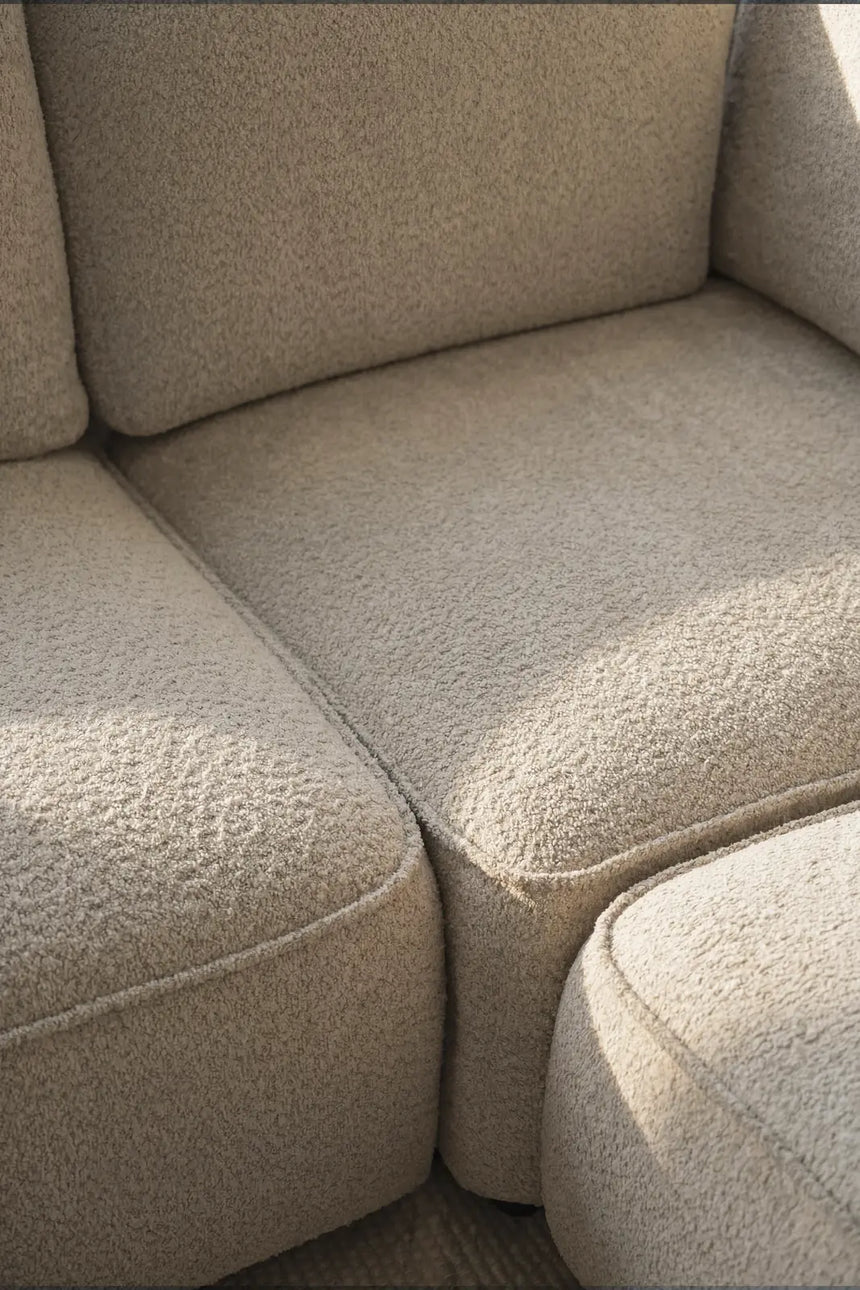 Ecksofa NORRIS, Anna #2 light beige, 402x219x80 cm