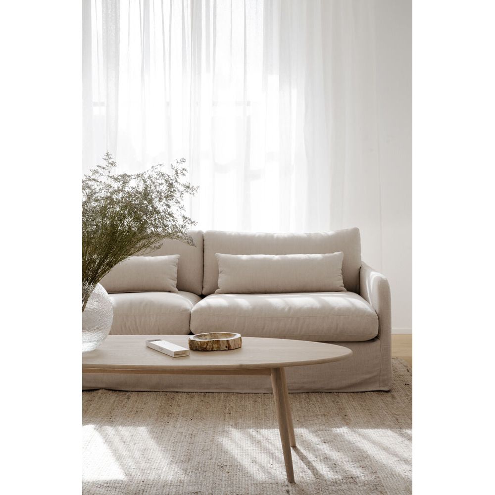 TOMPKINS Couchtisch Weiß pigmentiert 150x60x45cm - ZEN ZONE Furniture