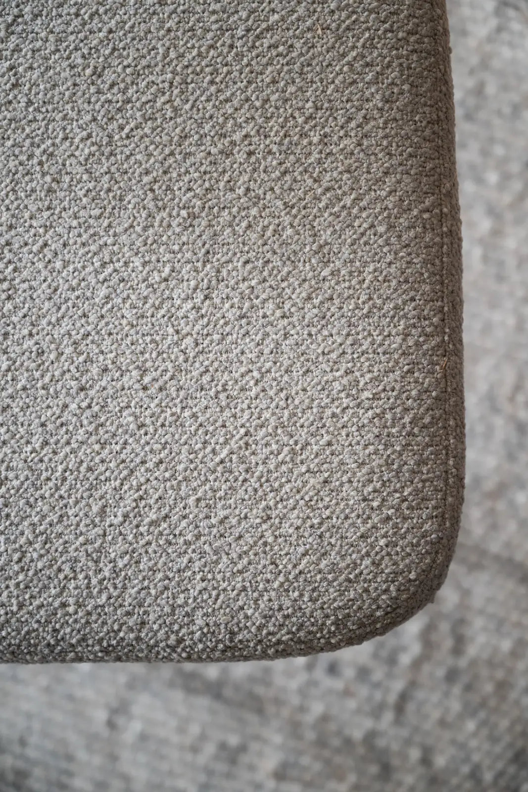 HERBSTER Essstuhl Beige/schwarz 56x50x82cm - ZEN ZONE Furniture