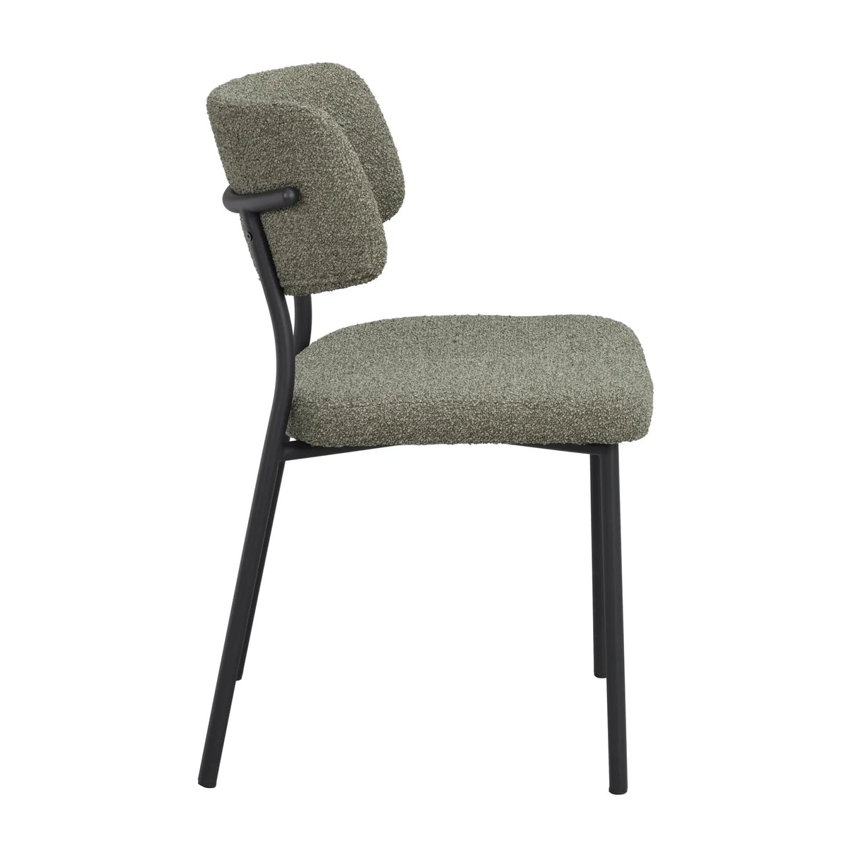 HERBSTER Essstuhl Grün/Schwarz 56x50x82cm - ZEN ZONE Furniture