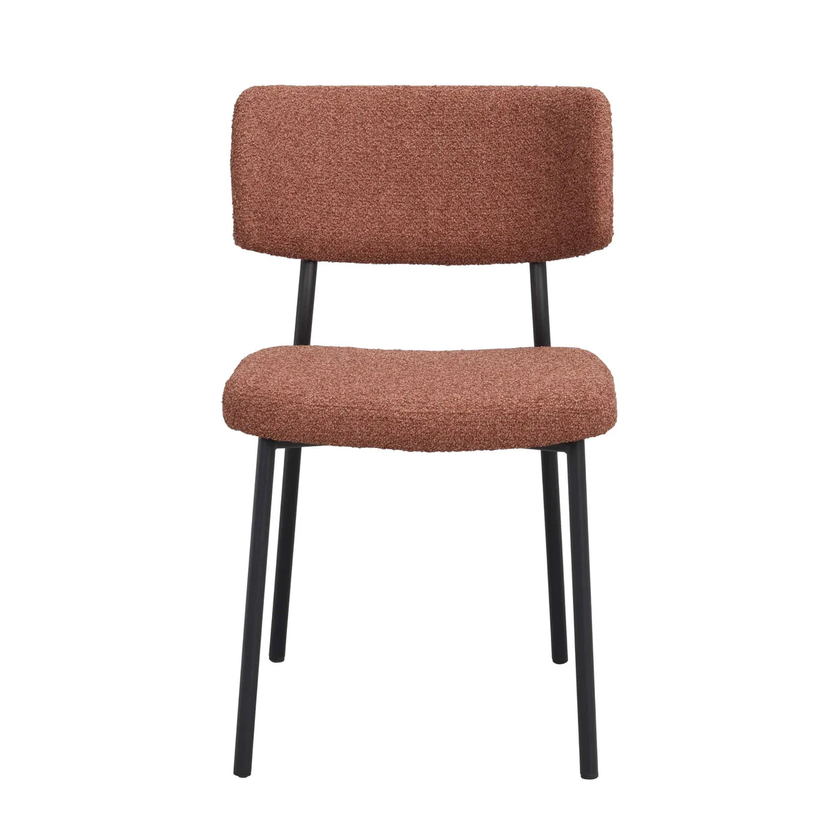 HERBSTER Essstuhl Rot/Schwarz 56x50x82cm - ZEN ZONE Furniture