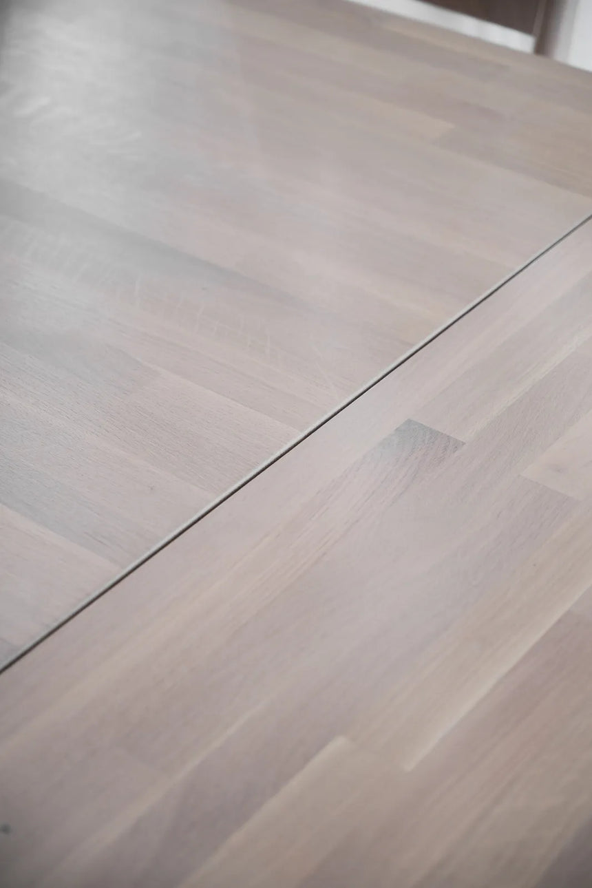 CLAPPERTON Ausziehplatte massive Eiche Weiß pigmentiert 45x95cm - ZEN ZONE Furniture