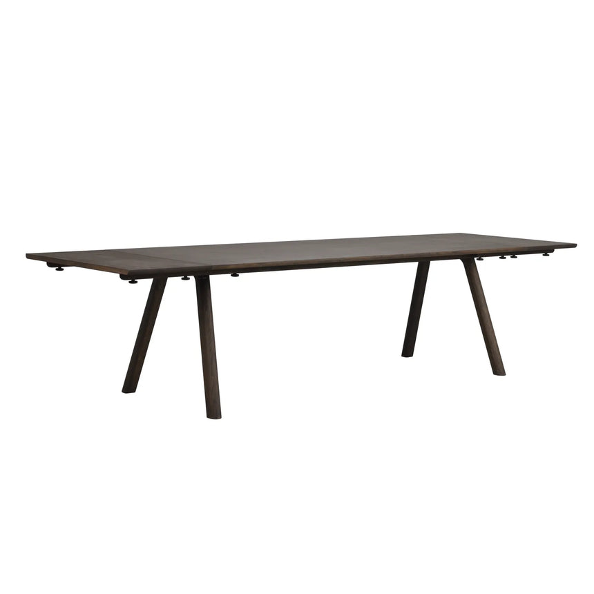 CLAPPERTON Esstisch massive Eiche Braun 220x95x74cm - ZEN ZONE Furniture
