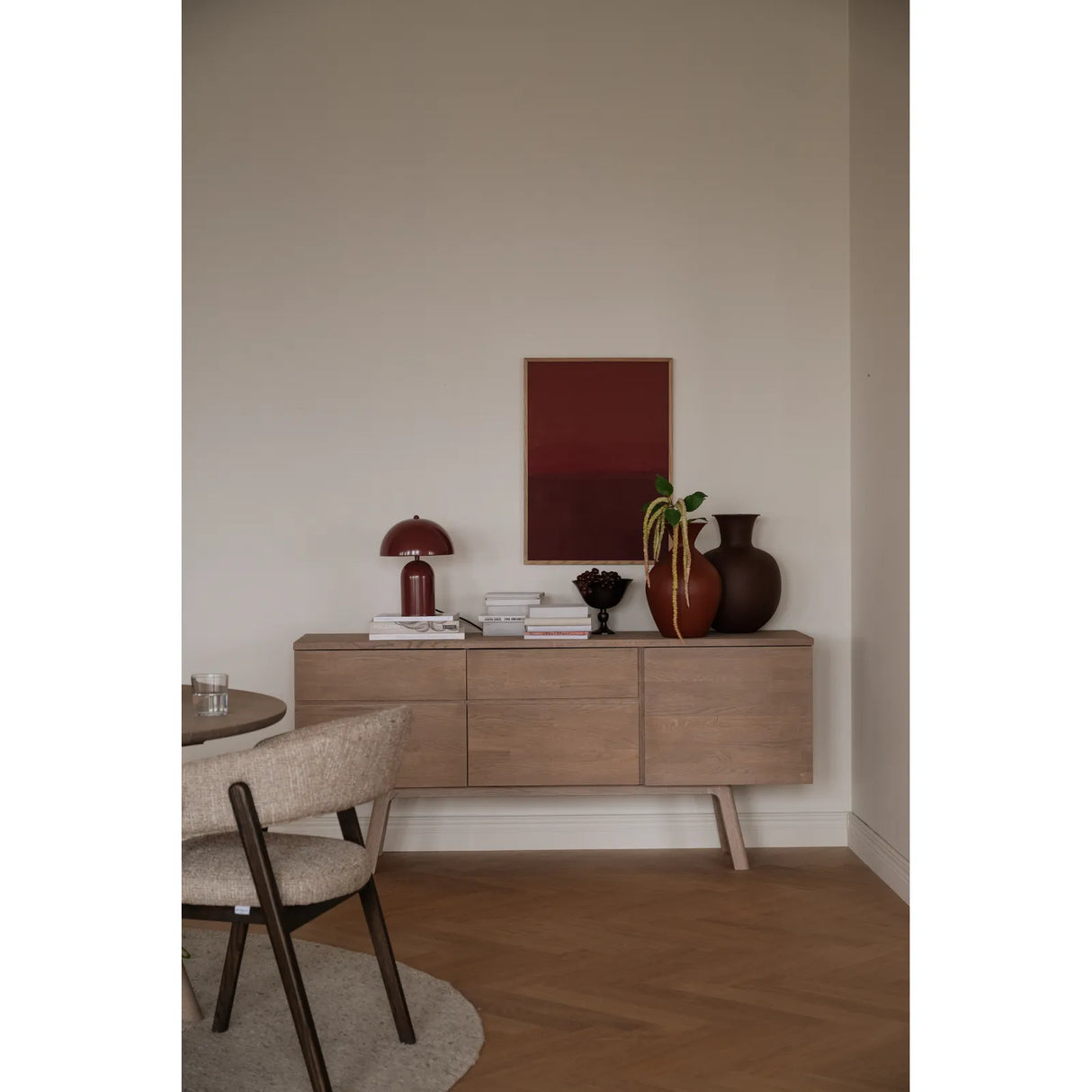 CLEARDALE Sideboard aus massiver Eiche in verschiedenen Farben, 170x42x77 cm - ZEN ZONE Furniture