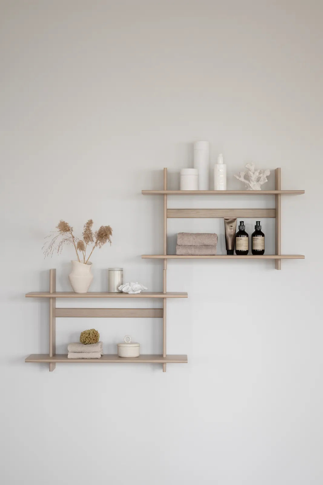 WESTLOCK Regal aus Eiche Weiß pigmentiert 25x75x48cm - ZEN ZONE Furniture