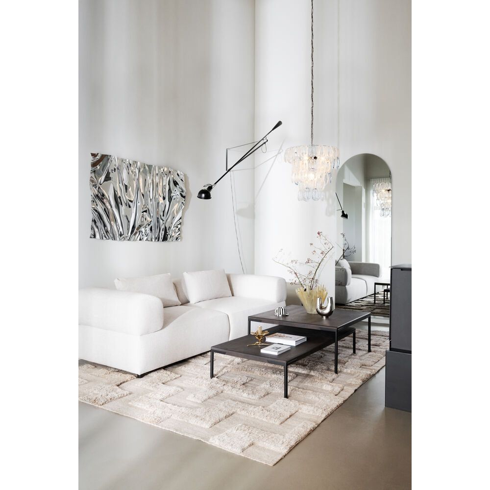 FALKNER 3-Sitzer-Sofa Hellbeige 246x105x67cm - ZEN ZONE Furniture