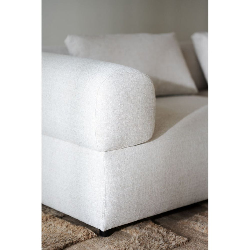 FALKNER 3-Sitzer-Sofa Hellbeige 246x105x67cm - ZEN ZONE Furniture