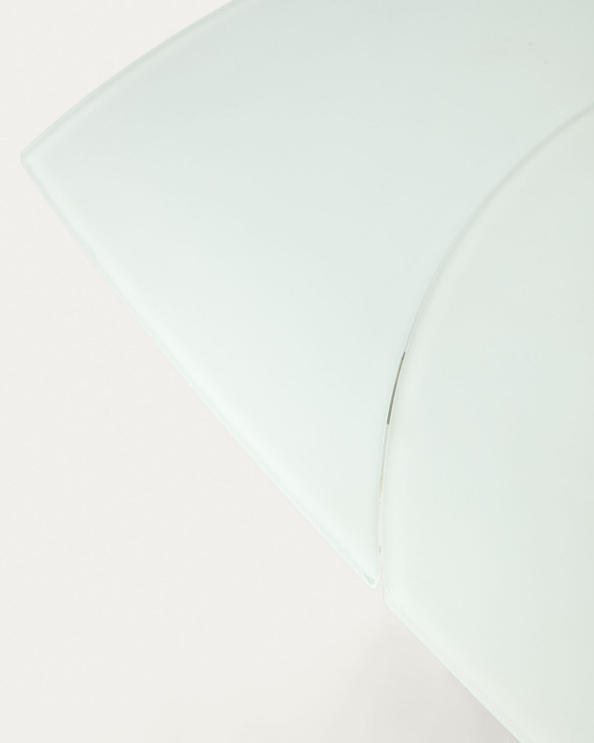 Yodalia Ausziehtisch aus getempertem Glas und Stahlbeine mit weißem Finish 130(190)x100 cm - ZEN ZONE Furniture