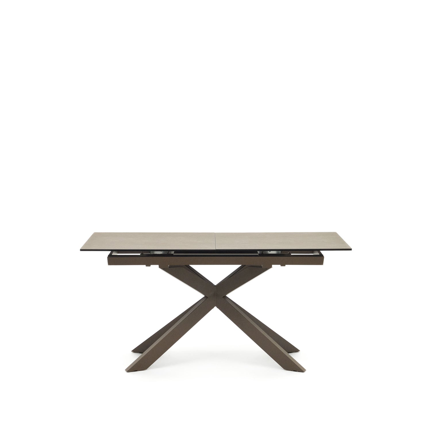 Atminda Ausziehtisch Braun 160 (210) x 90 cm Feinsteinzeugplatte - ZEN ZONE Furniture