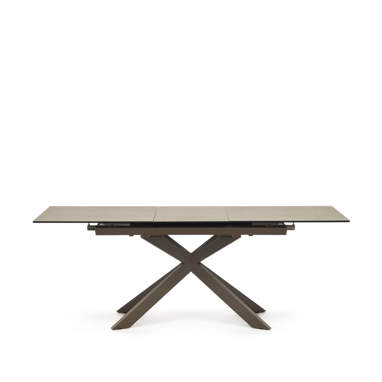 Atminda Ausziehtisch Braun 160 (210) x 90 cm Feinsteinzeugplatte - ZEN ZONE Furniture