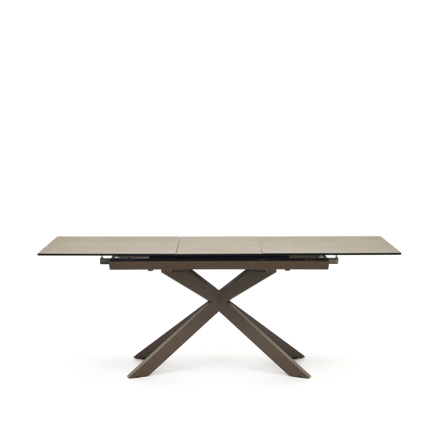 Atminda Ausziehtisch Braun 160 (210) x 90 cm Feinsteinzeugplatte - ZEN ZONE Furniture