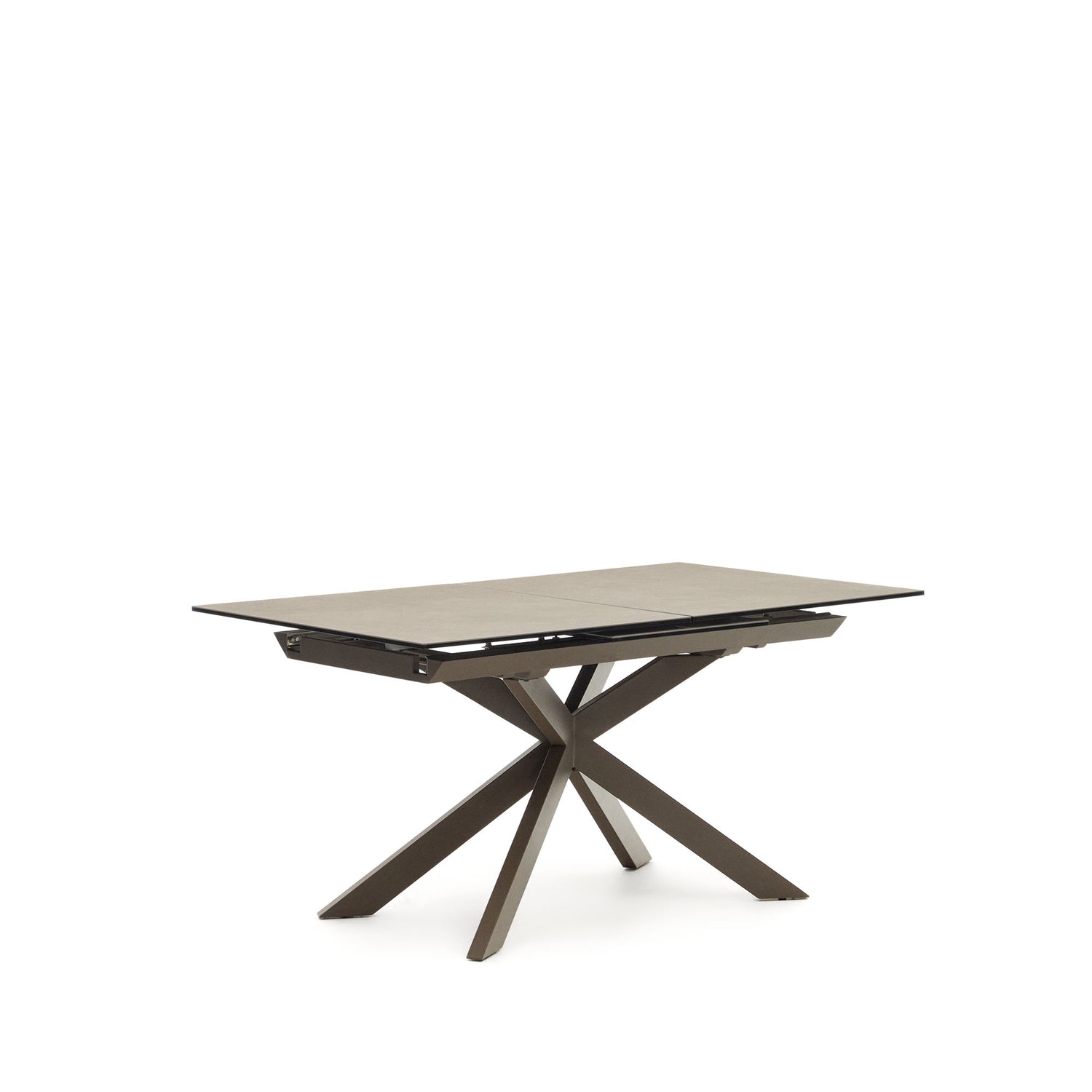 Atminda Ausziehtisch Braun 160 (210) x 90 cm Feinsteinzeugplatte - ZEN ZONE Furniture