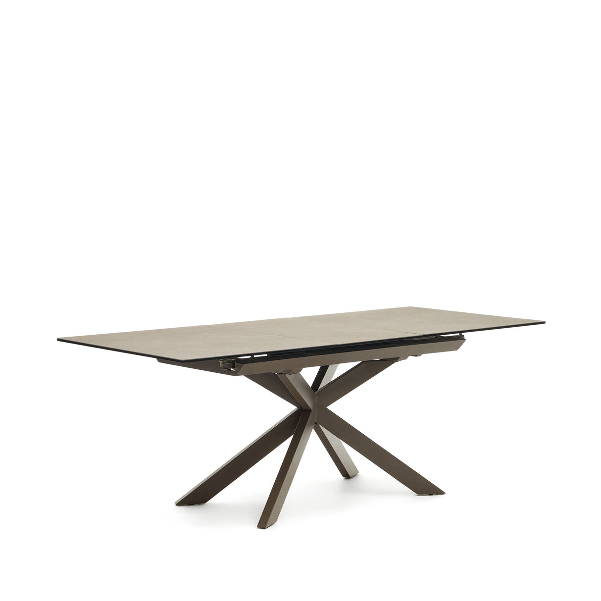 Atminda Ausziehtisch Braun 160 (210) x 90 cm Feinsteinzeugplatte - ZEN ZONE Furniture