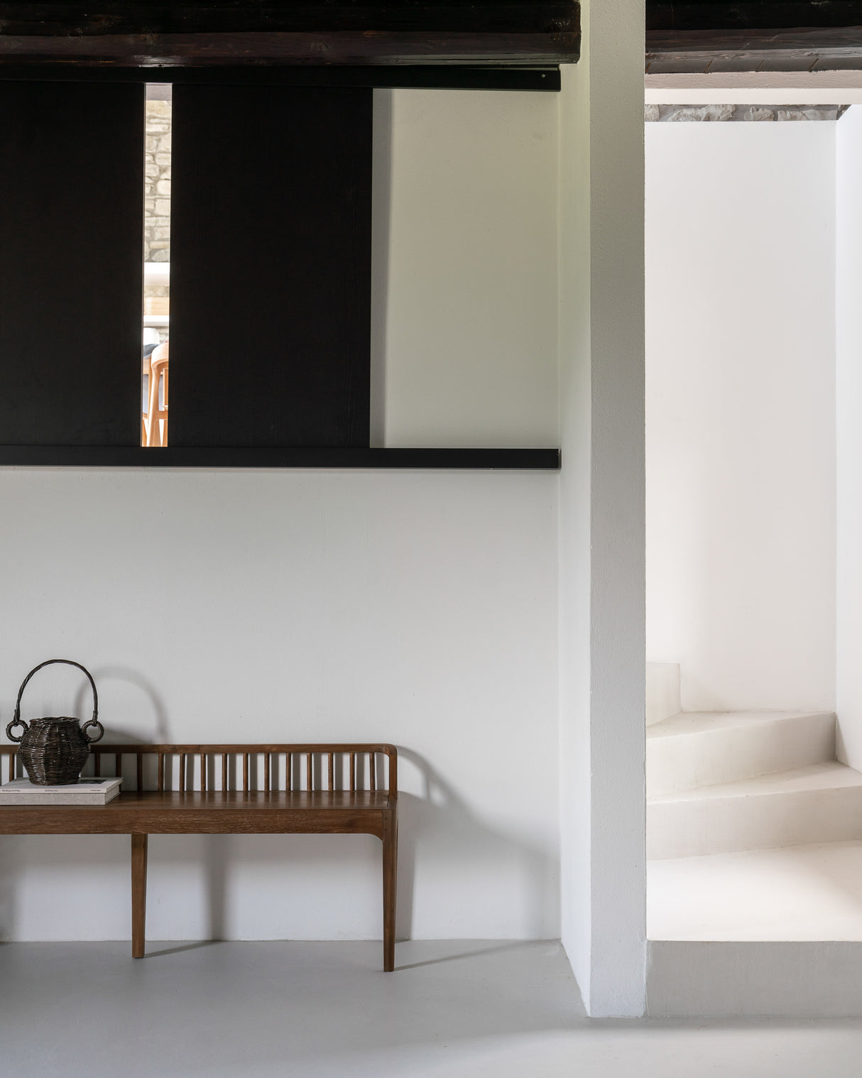 Spindle Sitzbank - recyceltes Teak - 150 x 35 x 60 cm - ZEN ZONE Furniture