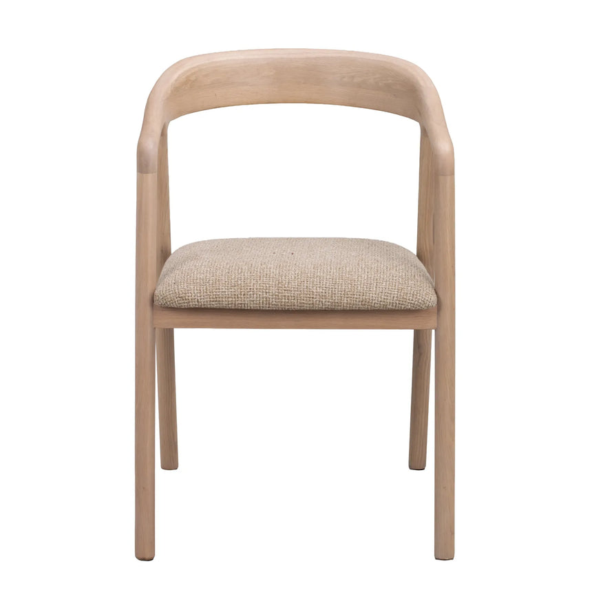 Chaise de salle à manger DILLON en textile résistant beige, Verona #173 beige moyen