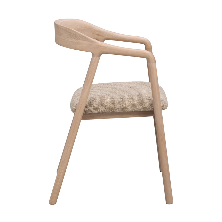 Chaise de salle à manger DILLON en textile résistant beige, Verona #173 beige moyen