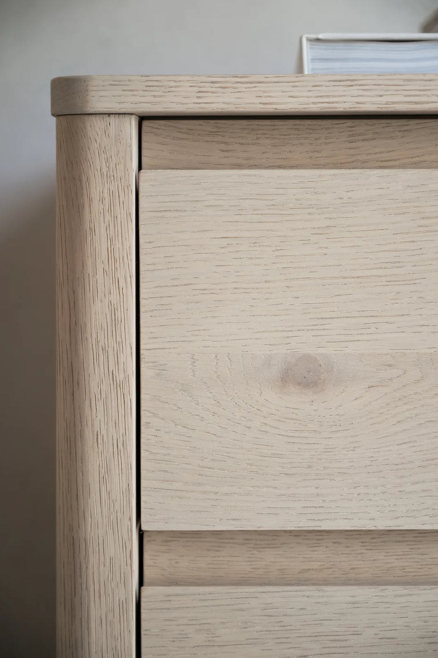 MELSTONE Kommode Weiß pigmentiert 110x45x70cm - ZEN ZONE Furniture
