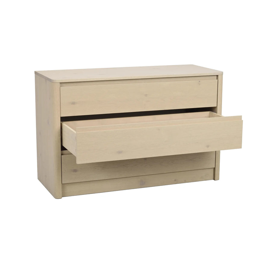 MELSTONE Kommode Weiß pigmentiert 110x45x70cm - ZEN ZONE Furniture