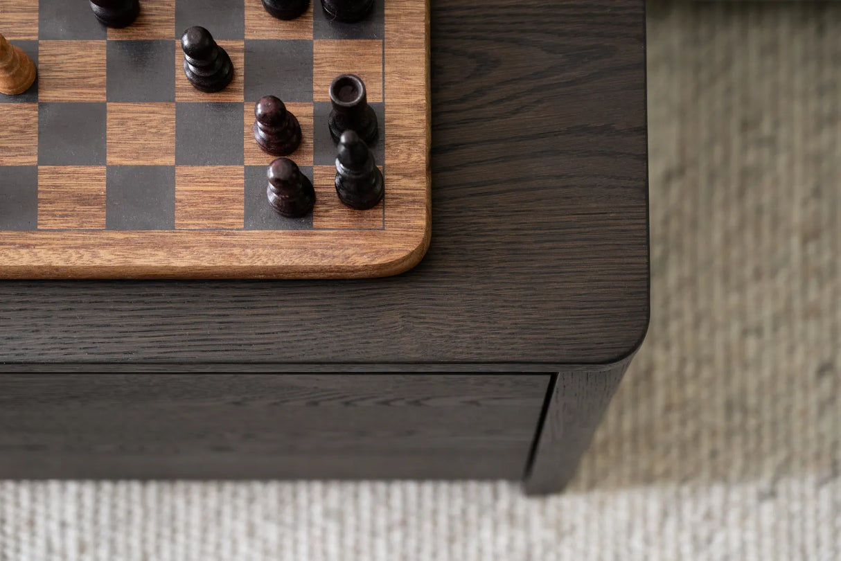 MELSTONE Sideboard aus Eiche Braun 40x180x50cm - ZEN ZONE Furniture