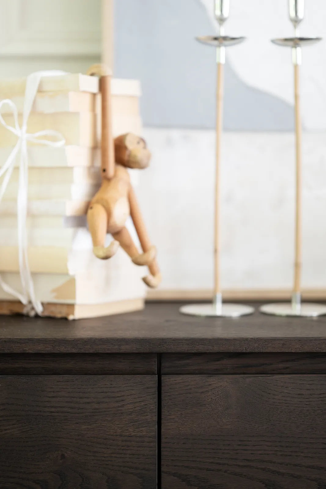 MELSTONE Sideboard aus Eiche Braun 40x180x70cm - ZEN ZONE Furniture