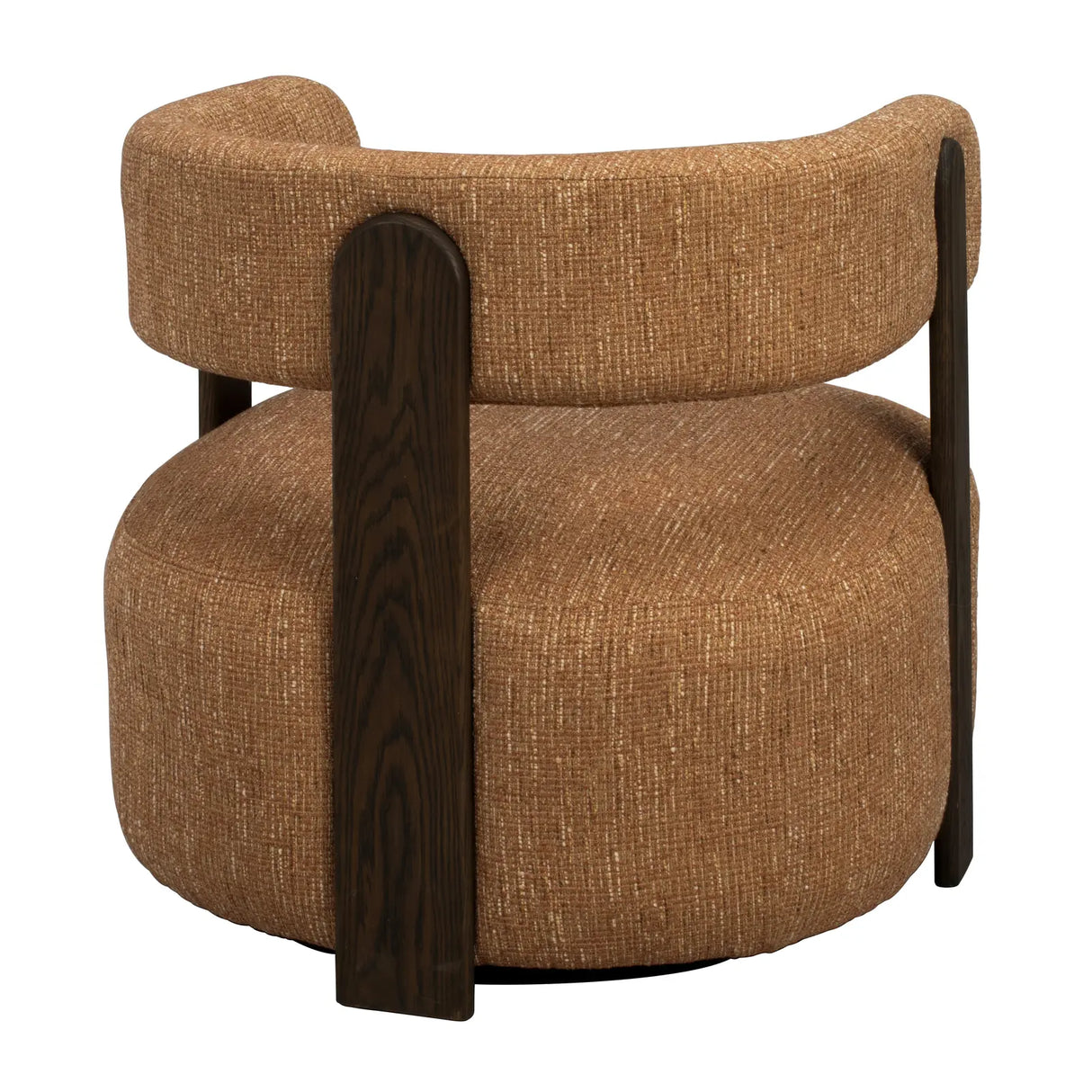 JENISON Loungesessel aus Eiche und Stoff in verschiedenen Farben, 74x74x69 cm - ZEN ZONE Furniture