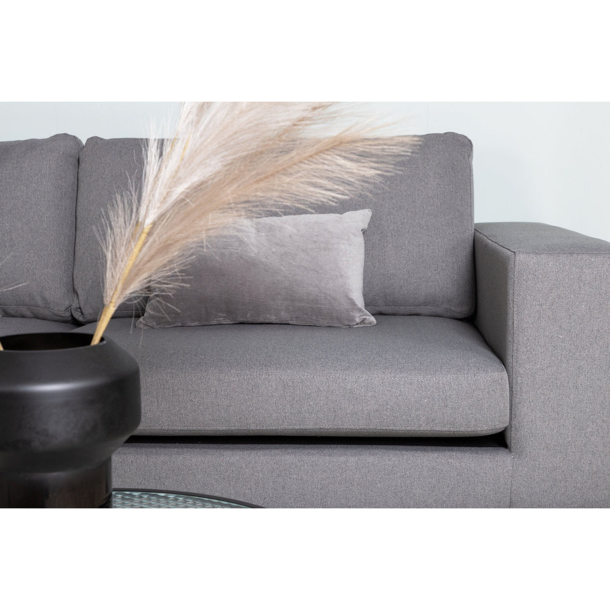 Bolero Sofa - 3-Sitzer - Grauer Stoff - Schwarze Beine - ZEN ZONE Furniture