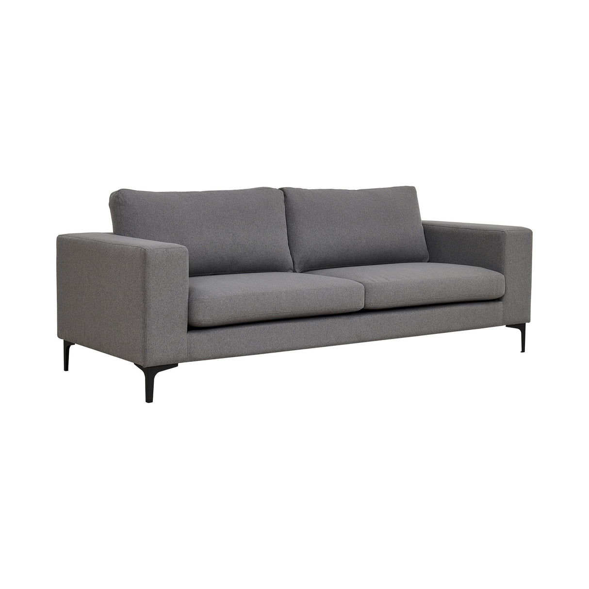 Bolero Sofa - 3-Sitzer - Grauer Stoff - Schwarze Beine - ZEN ZONE Furniture