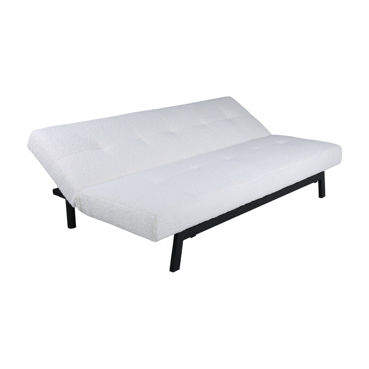 Bodil Sofabett - Schwarz / weiß Teddy - ZEN ZONE Furniture