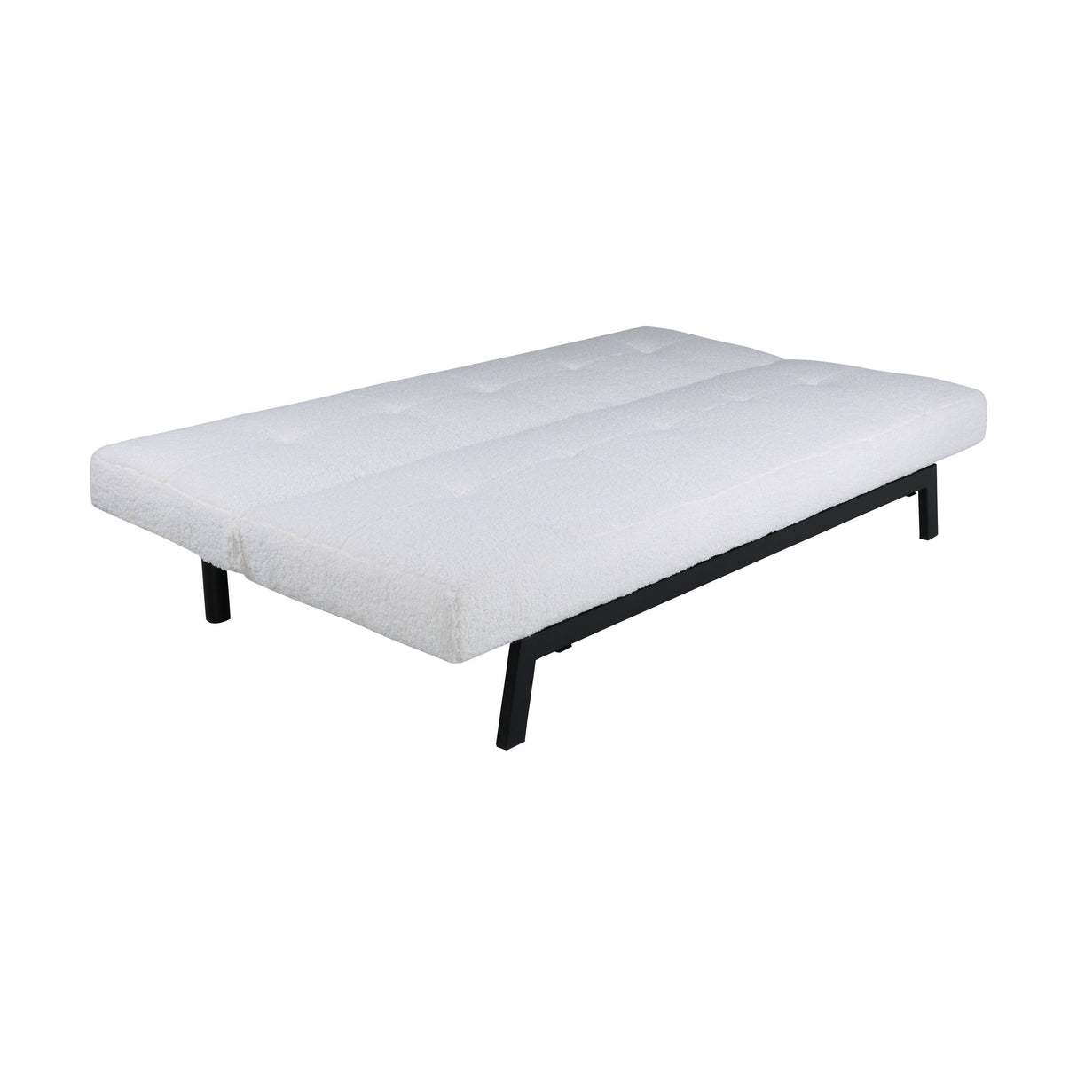 Bodil Sofabett - Schwarz / weiß Teddy - ZEN ZONE Furniture