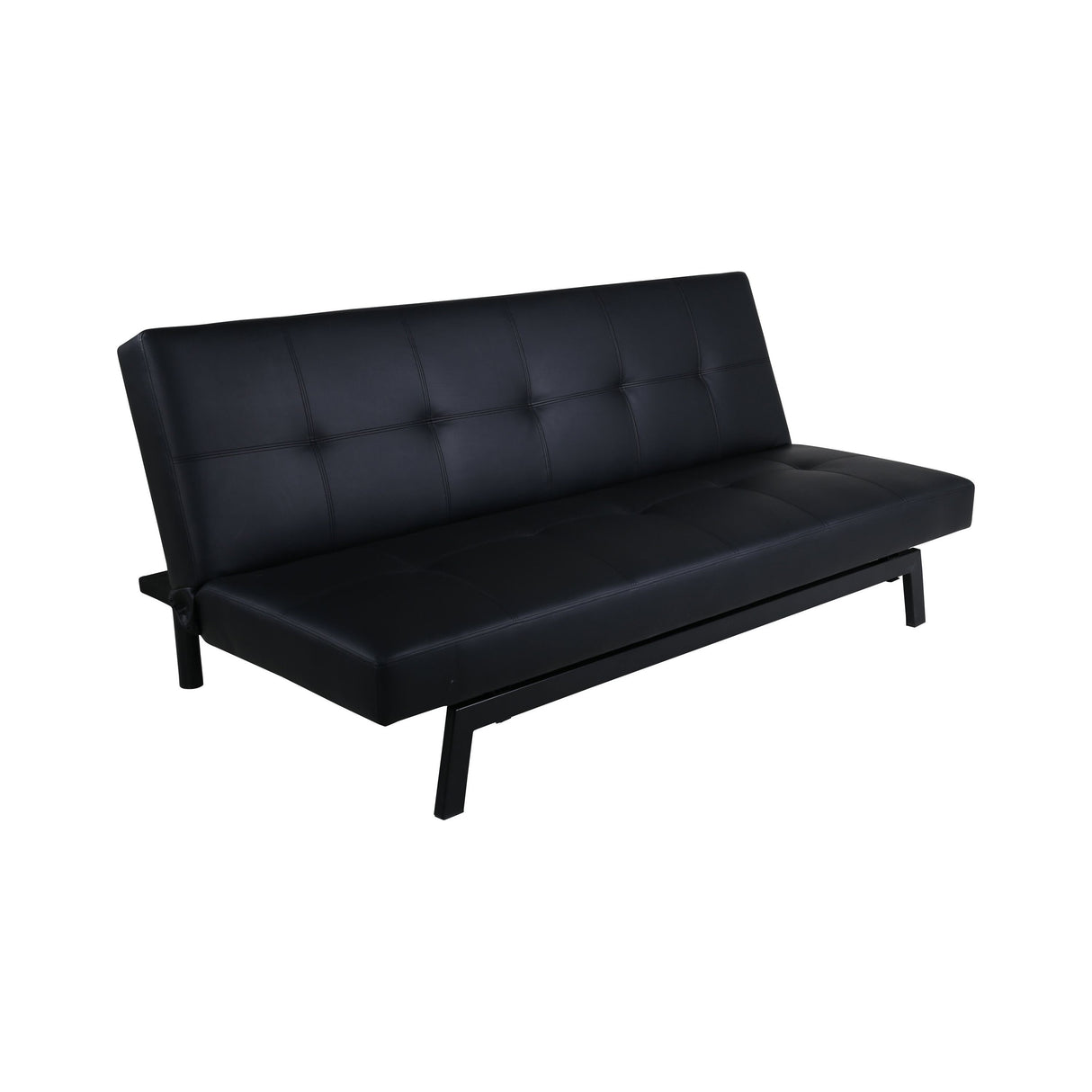 Bodil Sofabett - Schwarz / Schwarz PU - ZEN ZONE Furniture