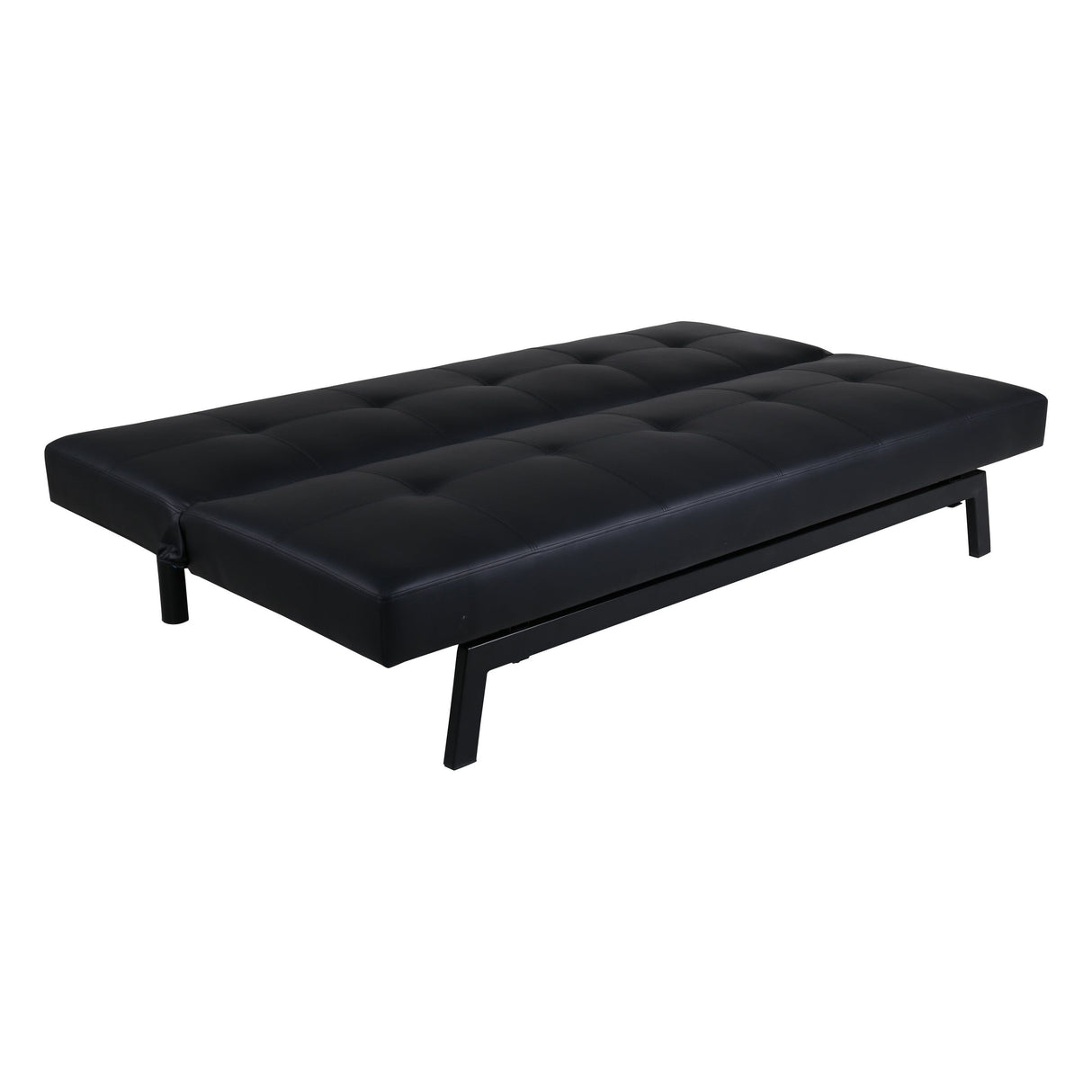 Bodil Sofabett - Schwarz / Schwarz PU - ZEN ZONE Furniture