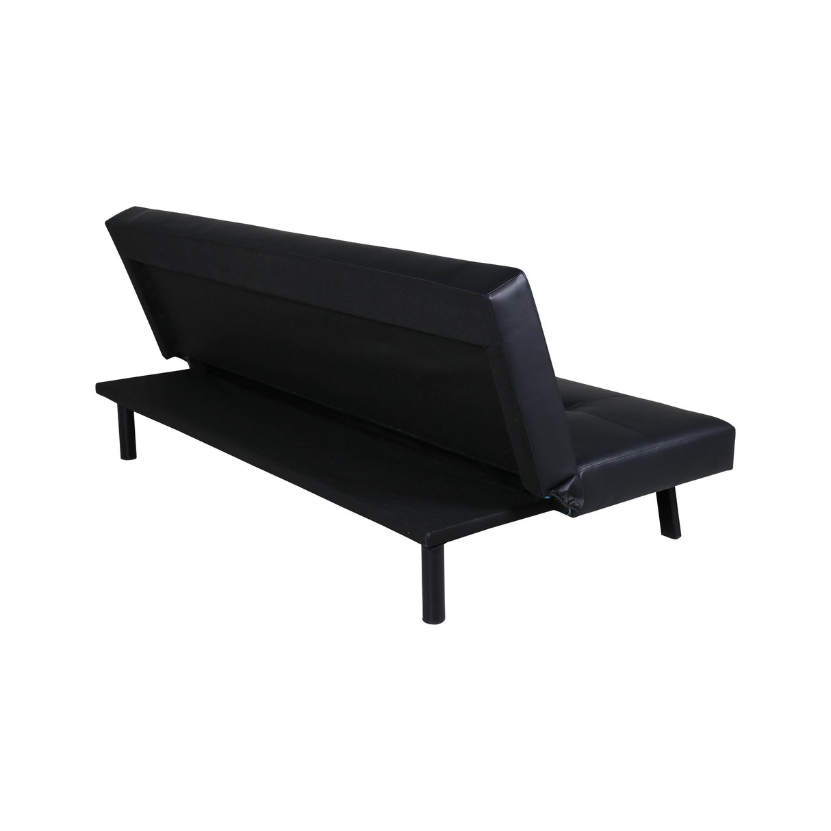 Bodil Sofabett - Schwarz / Schwarz PU - ZEN ZONE Furniture