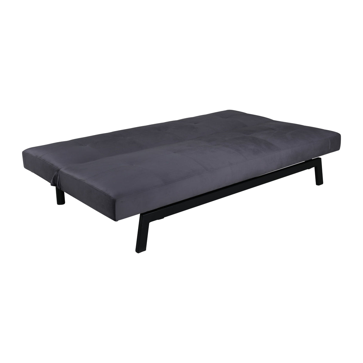 Bodil Sofabett - Schwarz / Dunkelgrauer Samt - ZEN ZONE Furniture