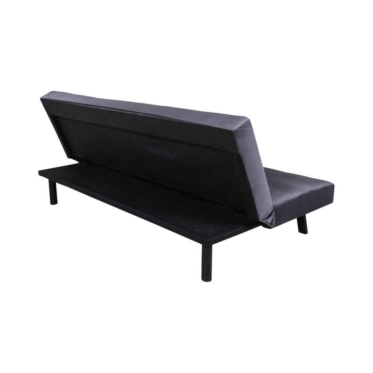 Bodil Sofabett - Schwarz / Dunkelgrauer Samt - ZEN ZONE Furniture