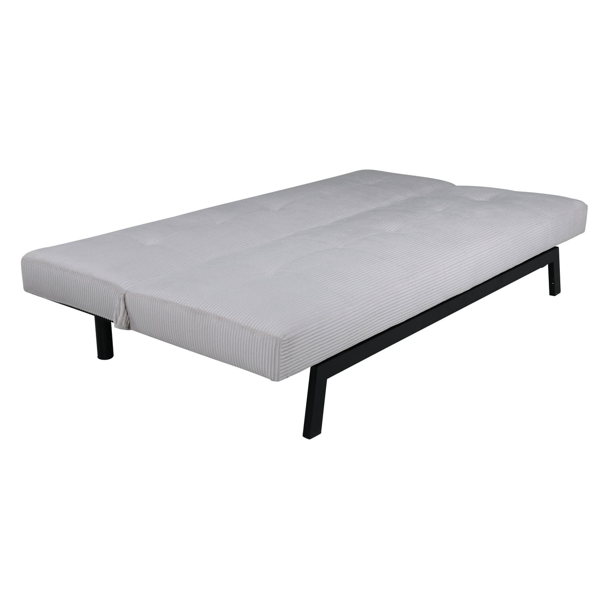 Bodil Sofabett - Schwarz / Beige Kord - ZEN ZONE Furniture