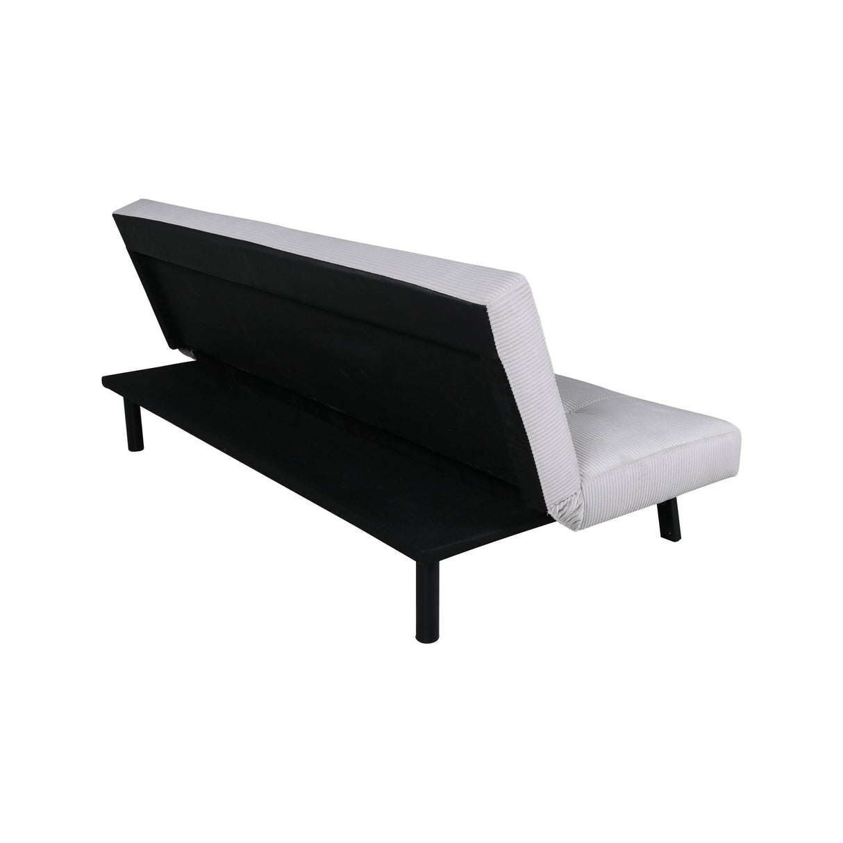 Bodil Sofabett - Schwarz / Beige Kord - ZEN ZONE Furniture