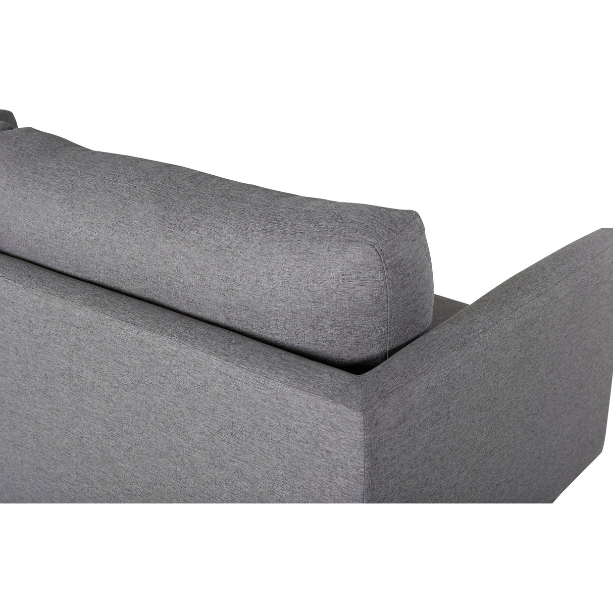 Zoom 2-Sitzer Sofa - Schwarz / Stahlgrau Stoff - ZEN ZONE Furniture