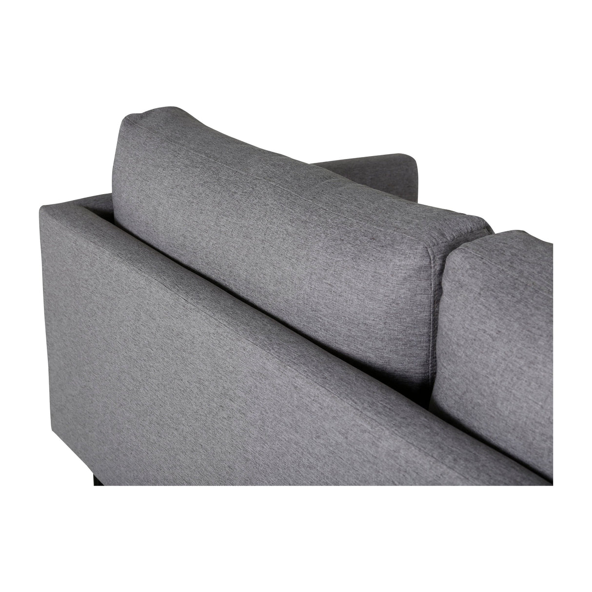 Zoom 2-Sitzer Sofa - Schwarz / Stahlgrau Stoff - ZEN ZONE Furniture