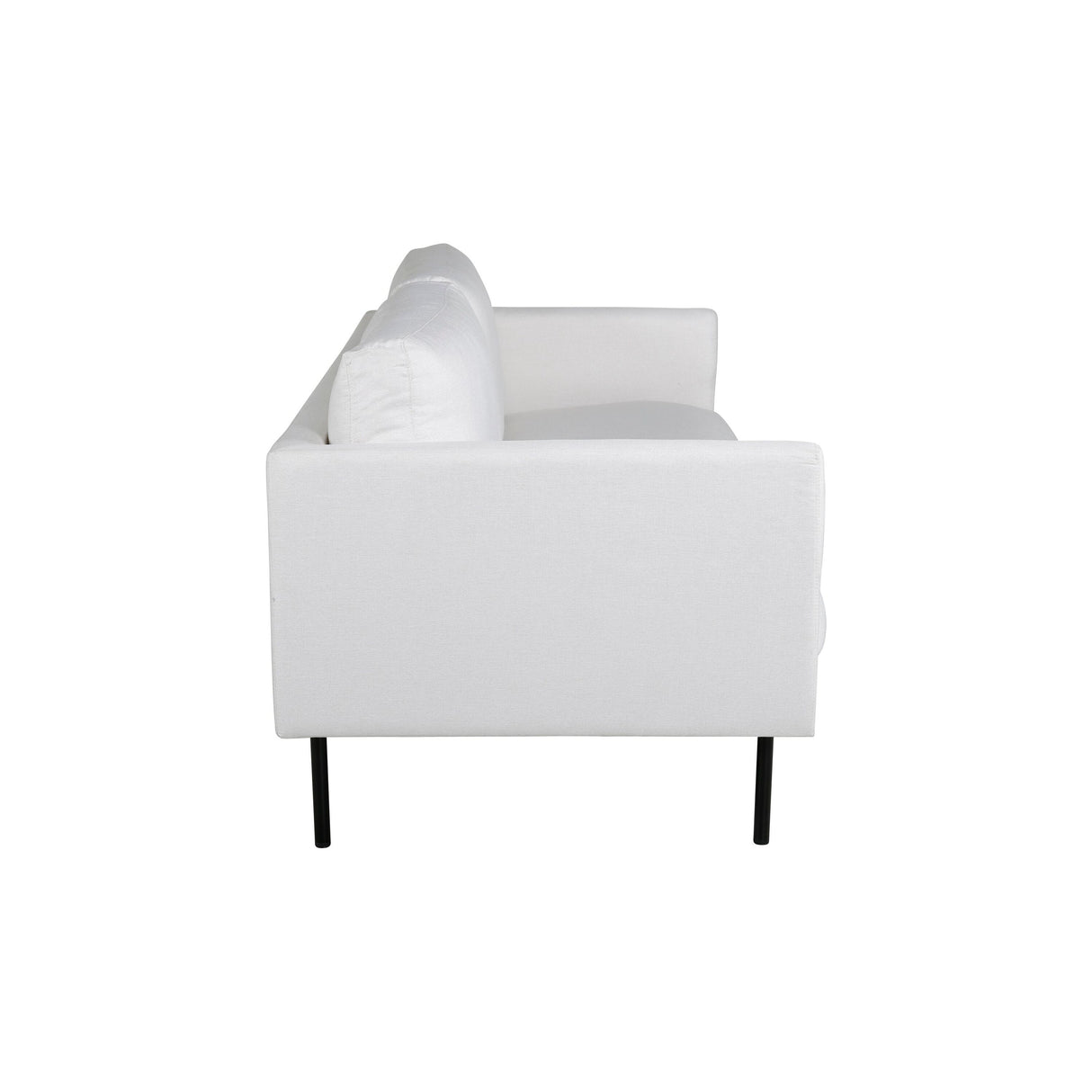 Zoom 2-Sitzer Sofa - Schwarz / Hellbeige Stoff - ZEN ZONE Furniture