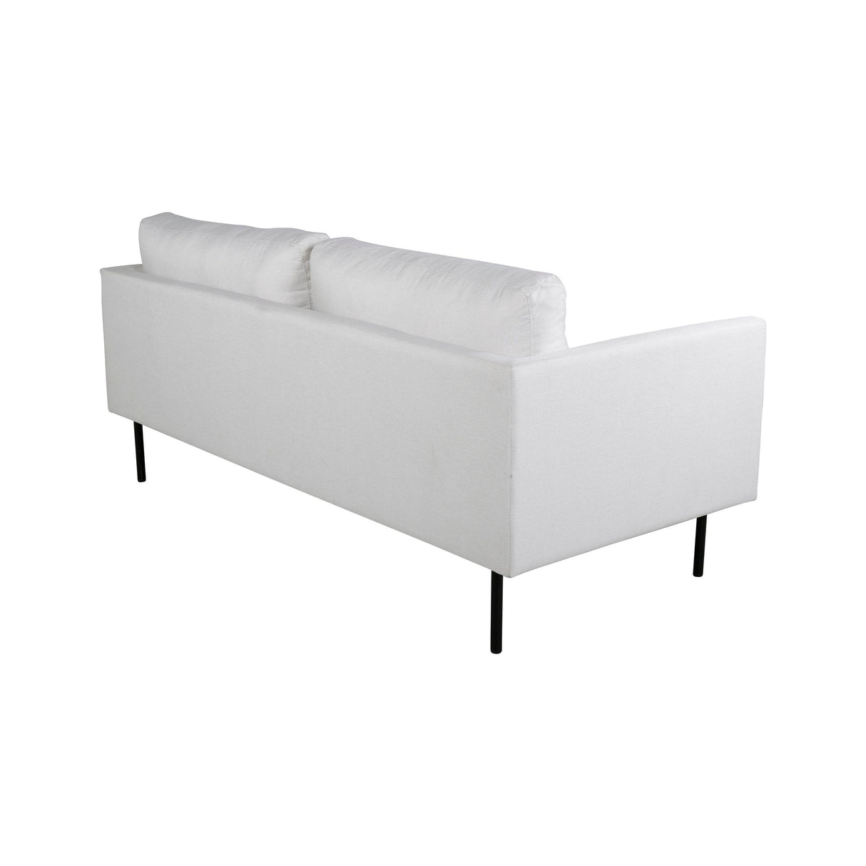 Zoom 2-Sitzer Sofa - Schwarz / Hellbeige Stoff - ZEN ZONE Furniture