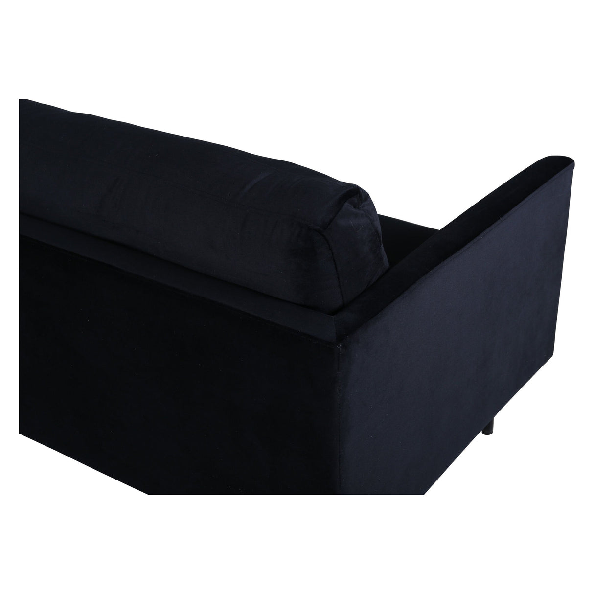 Zoom 2-Sitzer Sofa - Schwarz / Schwarzer Samt - ZEN ZONE Furniture