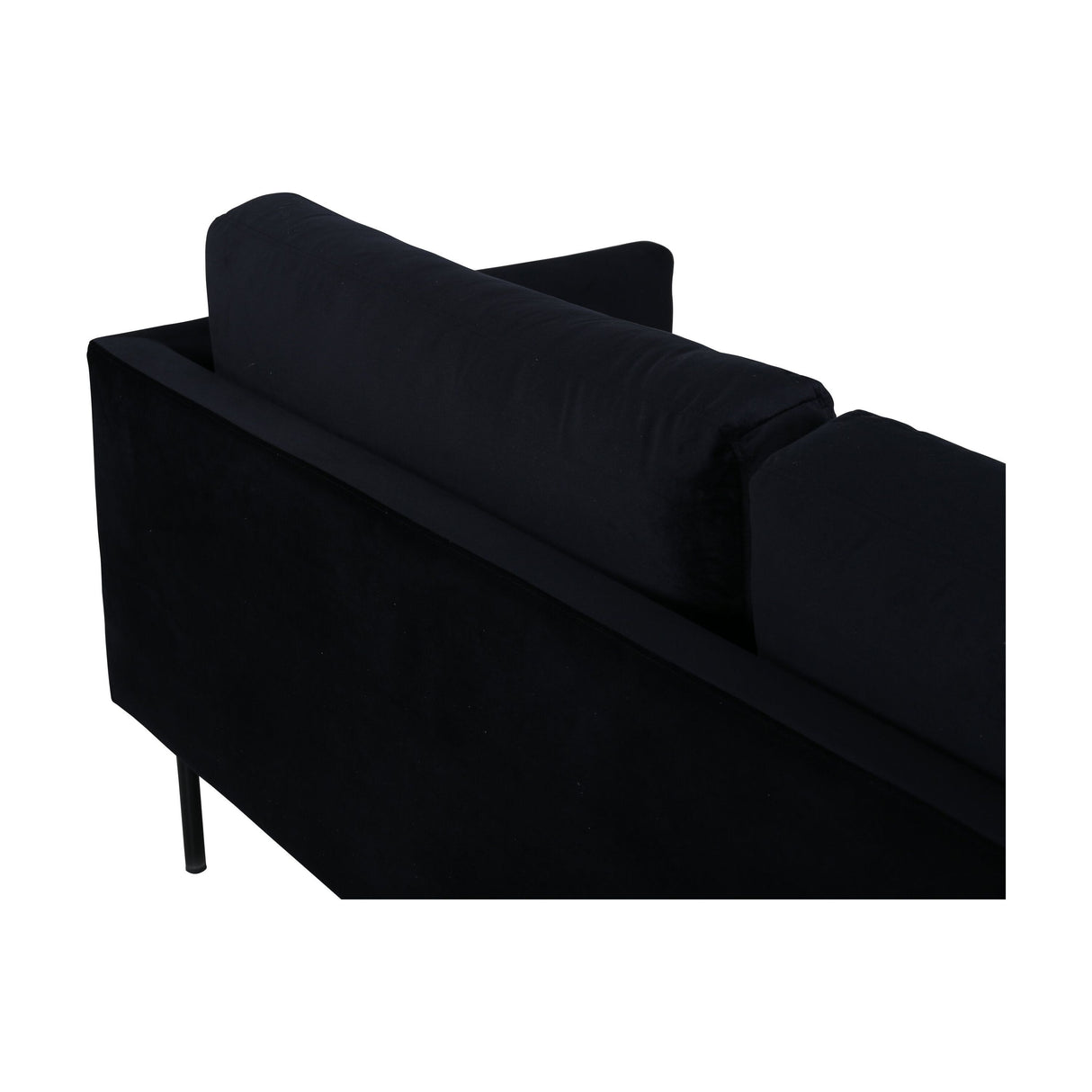 Zoom 2-Sitzer Sofa - Schwarz / Schwarzer Samt - ZEN ZONE Furniture