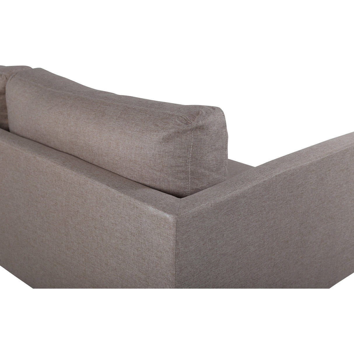 Zoom 3-Sitzer Sofa - Schwarz / Brauner Stoff - ZEN ZONE Furniture