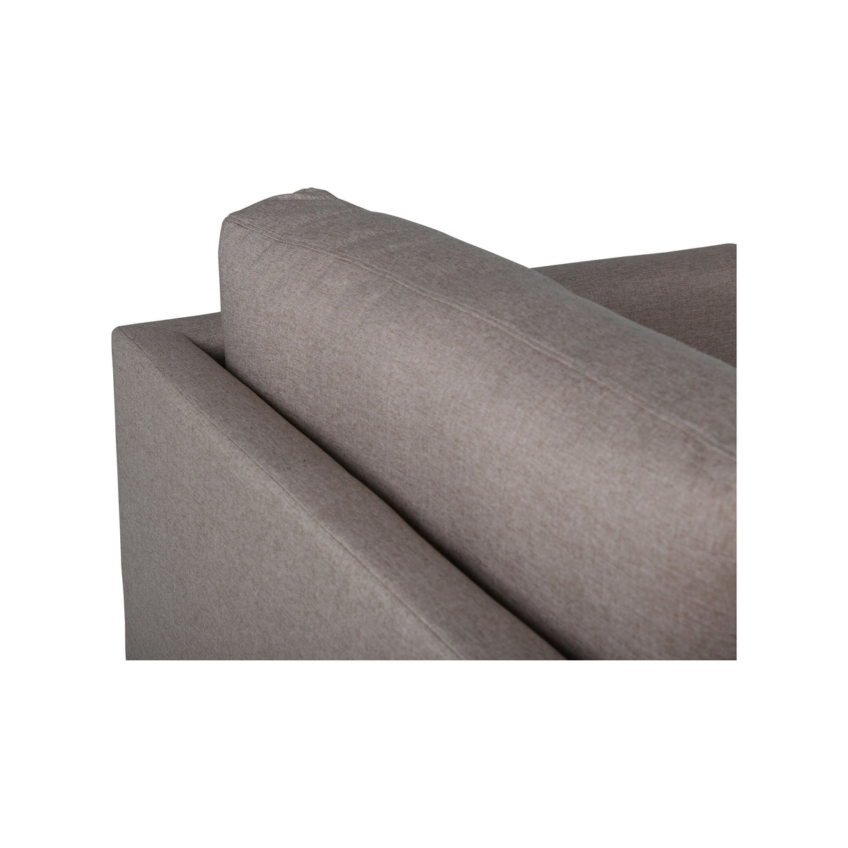 Zoom 3-Sitzer Sofa - Schwarz / Brauner Stoff - ZEN ZONE Furniture