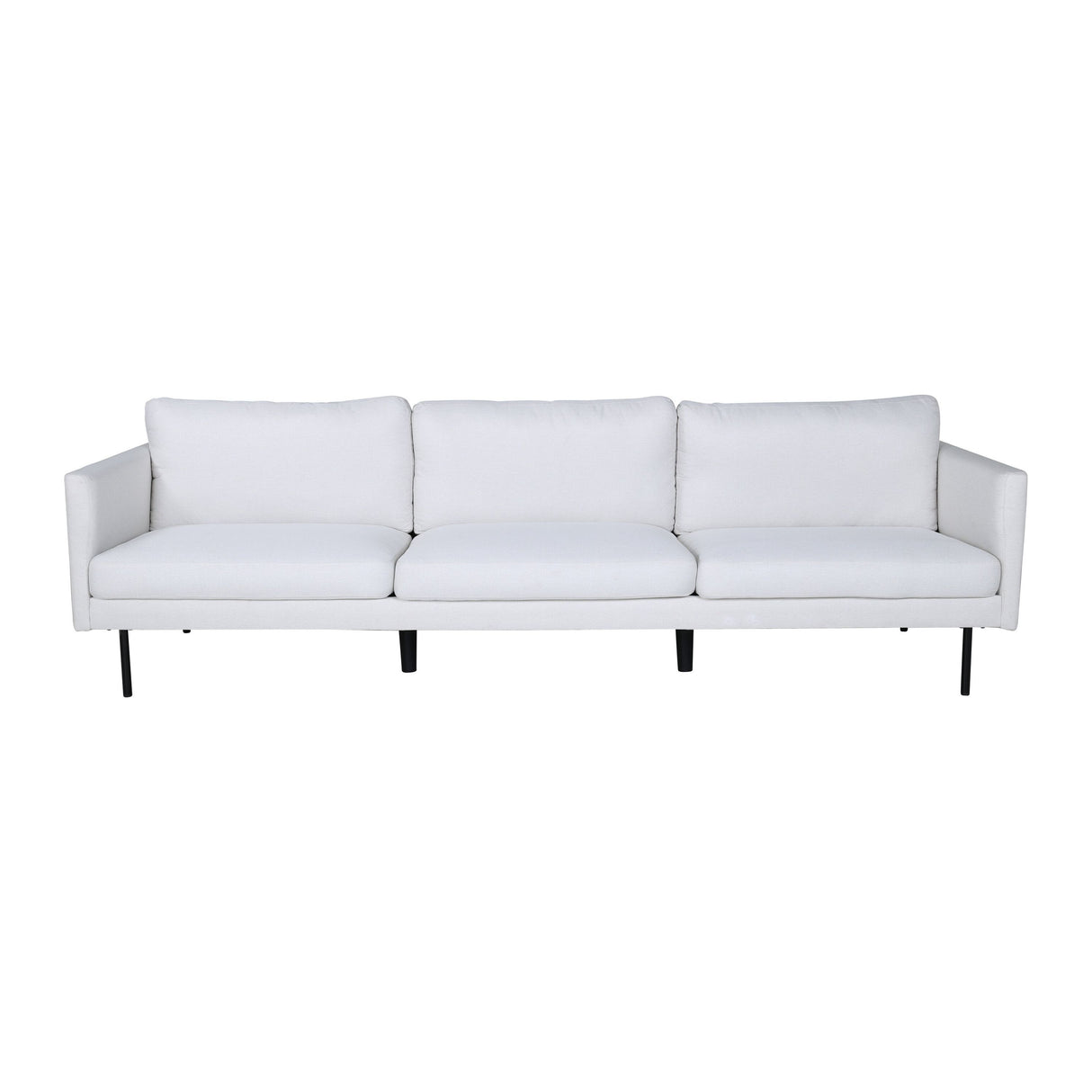 Zoom 3-Sitzer Sofa - Schwarz / Hellbeige Stoff - ZEN ZONE Furniture