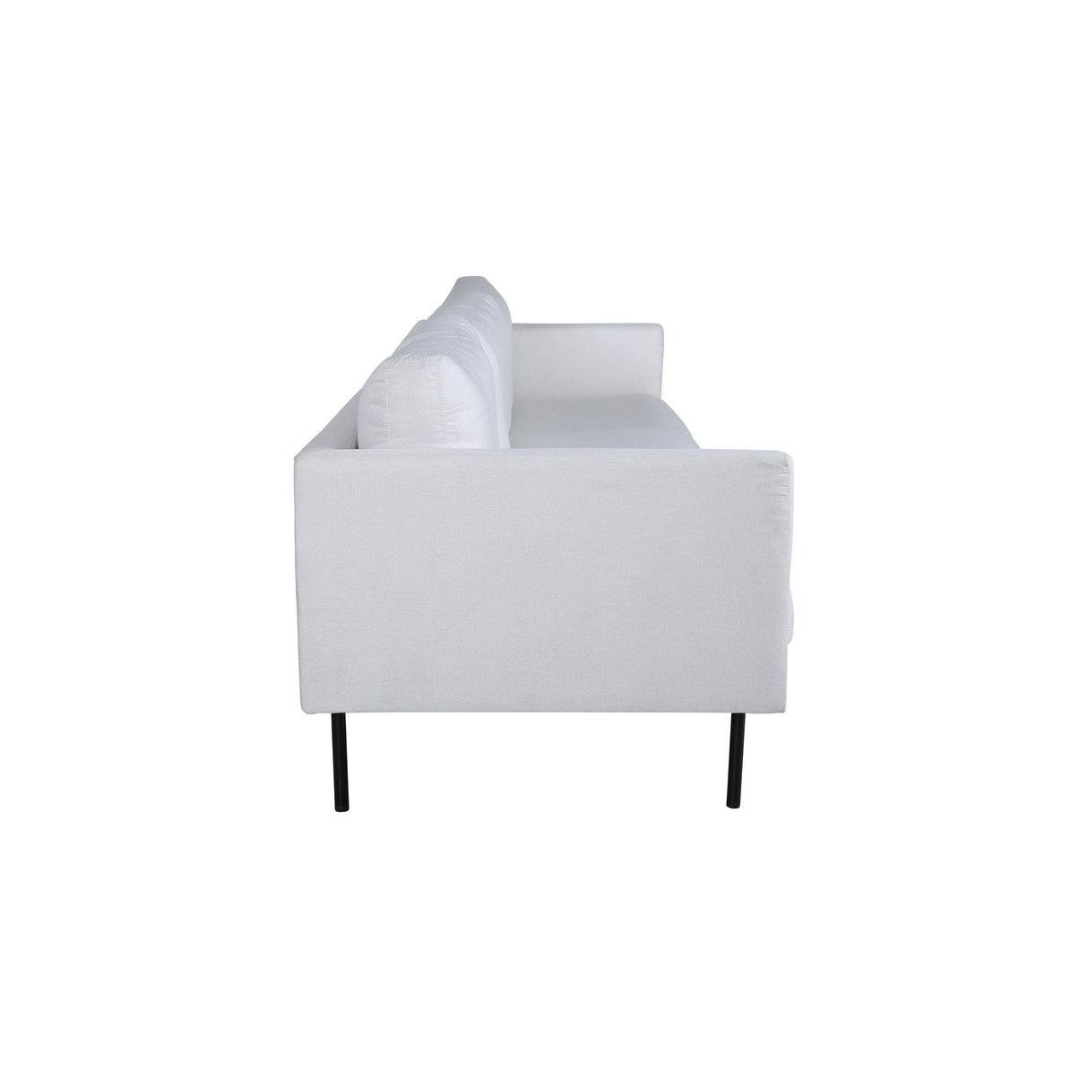 Zoom 3-Sitzer Sofa - Schwarz / Hellbeige Stoff - ZEN ZONE Furniture