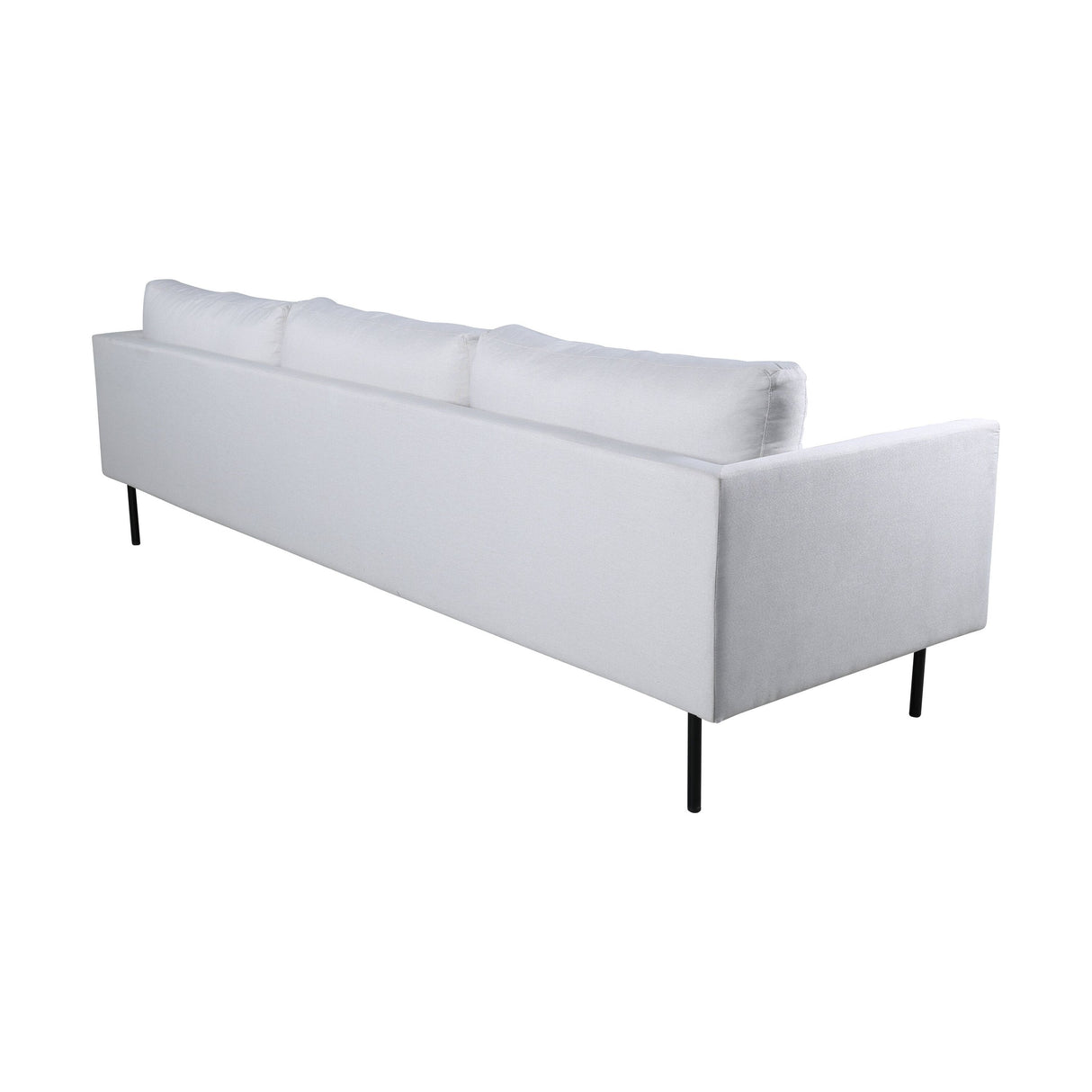 Zoom 3-Sitzer Sofa - Schwarz / Hellbeige Stoff - ZEN ZONE Furniture