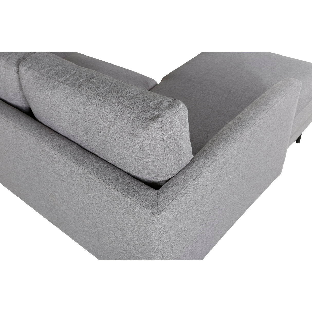 Zoom U-Sofa - Schwarz / Stahlgrauer Stoff - ZEN ZONE Furniture