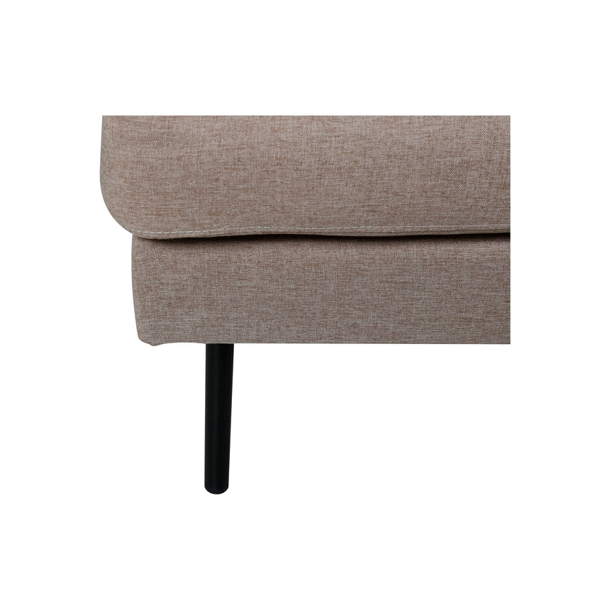 Zoom U-Sofa - Schwarz / Brauner Stoff - ZEN ZONE Furniture