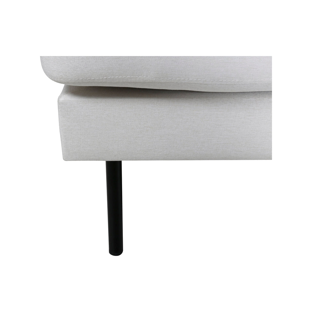 Zoom U-Sofa - Schwarz / Hellbeige Stoff - ZEN ZONE Furniture